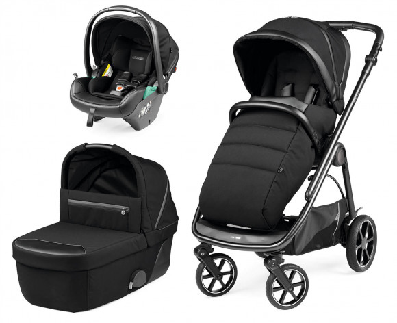 Коляска 3 в 1 Peg Perego Veloce Lounge Modular Special Edition - Licorice