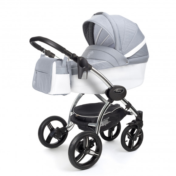 Коляска для новорожденных Esspero Grand I-Nova (шасси Chrome) - Jeans Grey