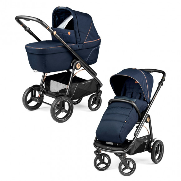 Коляска 2 в 1 Peg Perego Veloce TC Belvedere - Blue Shine