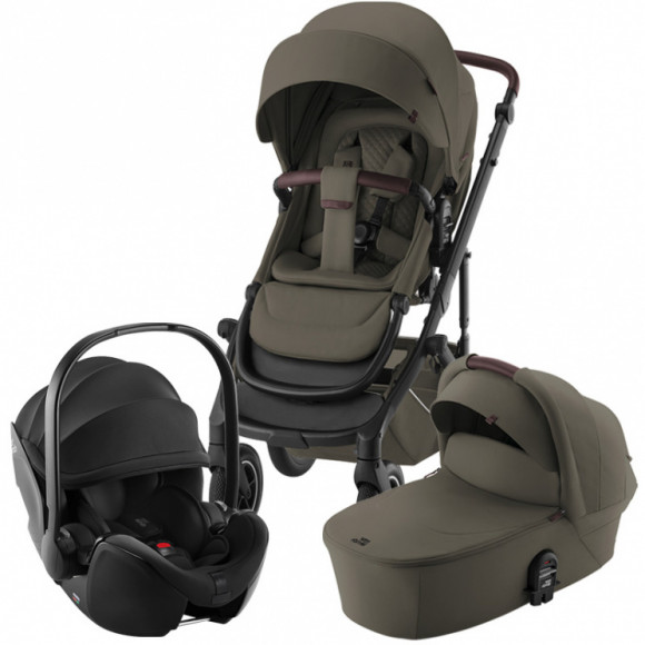 Коляска 3 в 1 Britax Römer Smile 5Z (автокресло BS PRO) - Urban Olive/Space Black