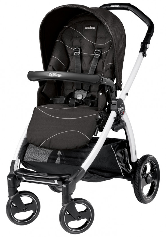 Прогулочная коляска Peg Perego Book S Pop Up Sportivo (шасси White/Black) - Bloom Black