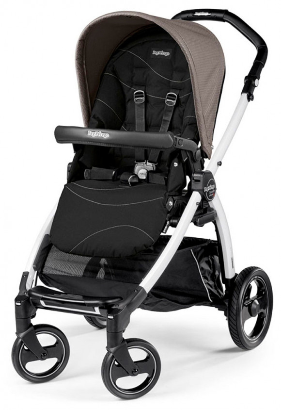 Прогулочная коляска Peg Perego Book S Pop Up Sportivo (шасси White/Black) - Bloom Beige