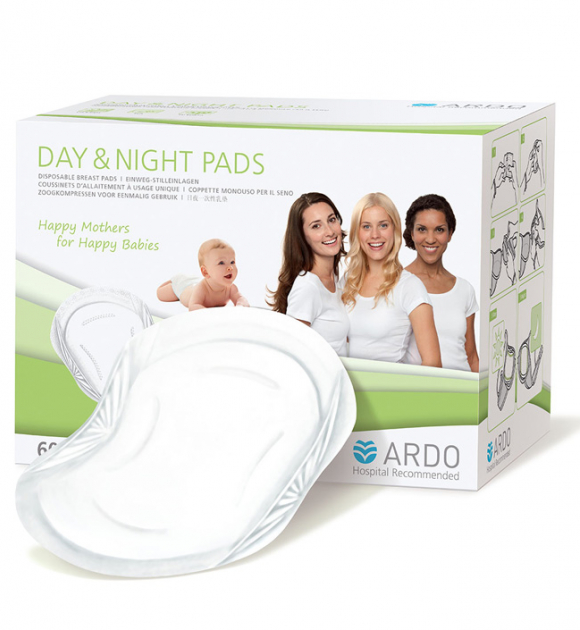 Одноразовые прокладки для бюстгальтера Ardo Day   Night Pads - 60 шт./уп.