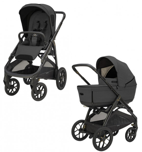 Коляска 2 в 1 Inglesina Aptica XT с подставкой под люльку Stand Up - Magnet Grey 2025