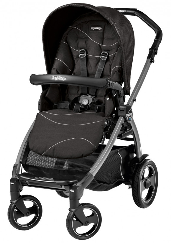 Прогулочная коляска Peg Perego Book 51 S Pop Up Sportivo (шасси Jet) - Bloom Black