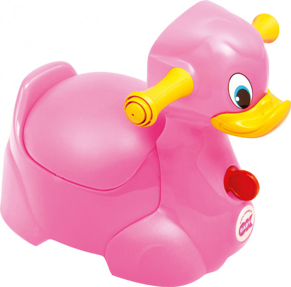 Горшок музыкальный Ok Baby Quack - 66 розовый