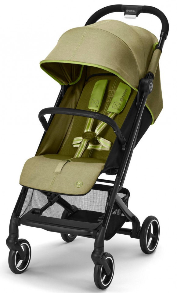 Прогулочная коляска Cybex Beezy - Nature Green с дождевиком и бампером