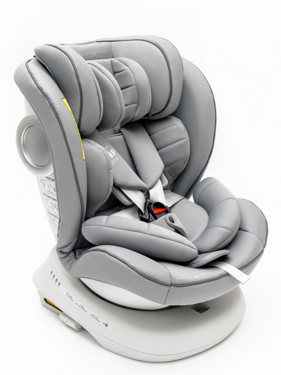 Автокресло Amarobaby CHAMPION, Isofix - Серый