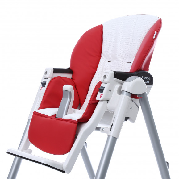 Сменный чехол сидения Esspero Sport к стульчику для кормления Peg-Perego Diner  - Red/White