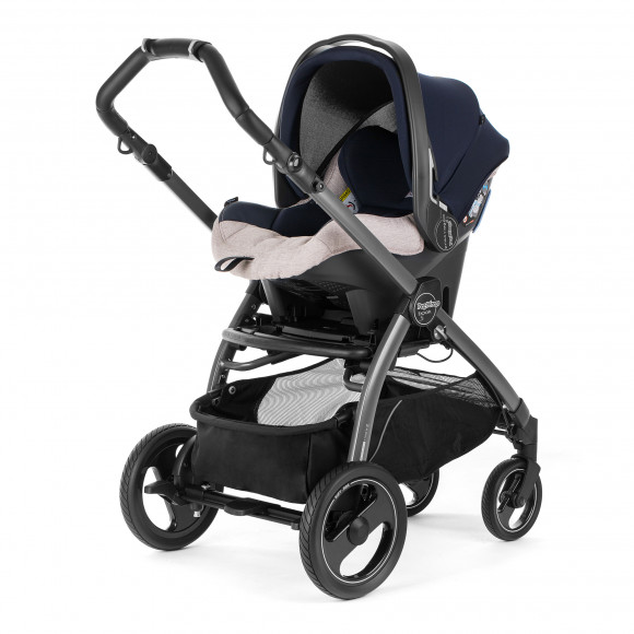 Автокресло Peg Perego Primo Viaggio SL на шасси Book S (шасси White/Black) - Luxe Beige