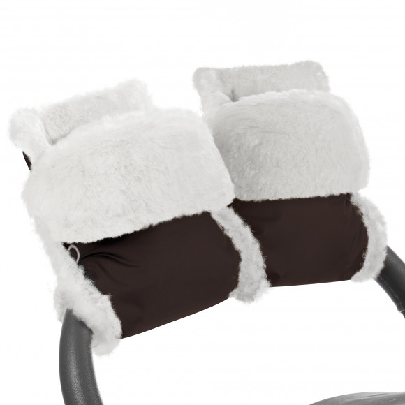 Муфта-рукавички для коляски Esspero Christer (Натуральная шерсть) - Chocolat