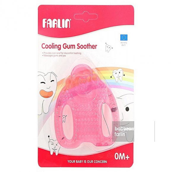 Охлаждающий прорезыватель для зубов Farlin BF-147 - Розовый