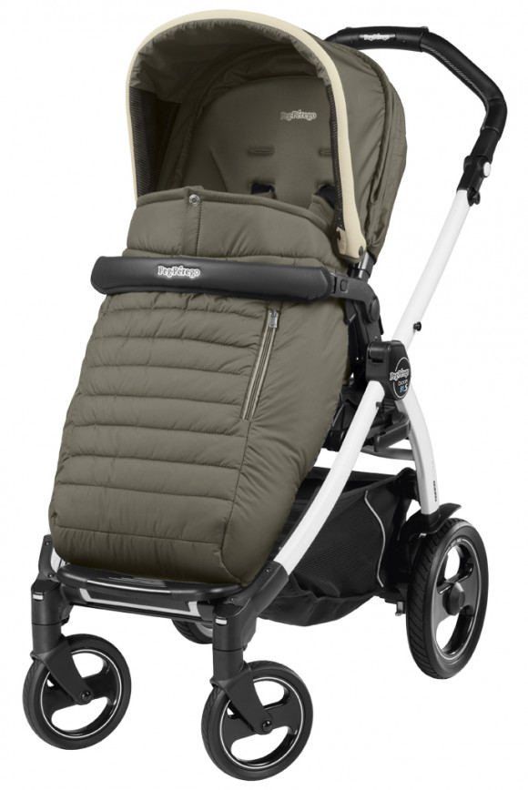 Прогулочная коляска Peg Perego Book 51 S Pop Up Completo (шасси White/Black) - Breeze Kaki