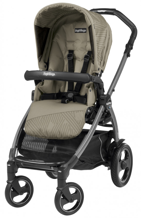 Прогулочная коляска Peg Perego Book 51 S Pop Up Sportivo (шасси Jet) - Geo Beige