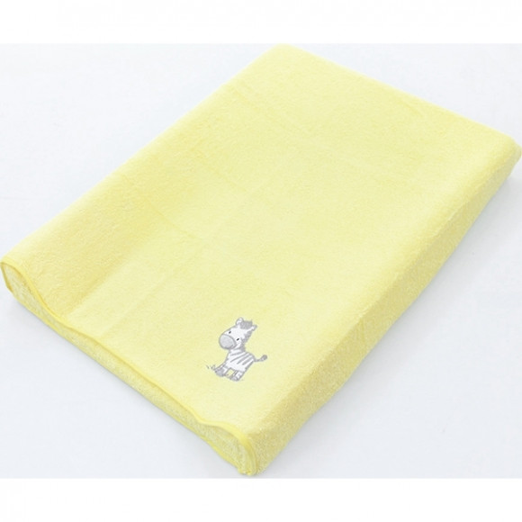 Простынь Ceba Baby на резинке на пеленальный матрасик 50x70 см - Zebra yellow