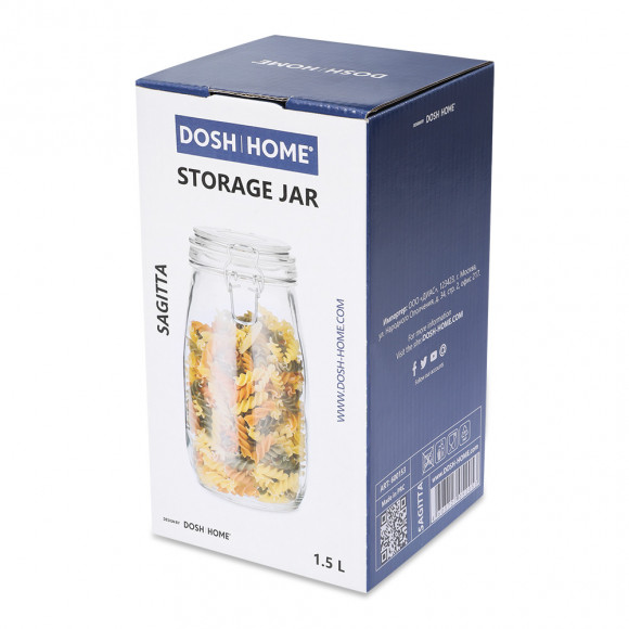 Емкость для хранения с бугельным замком DOSH | HOME SAGITTA, 1.5 л