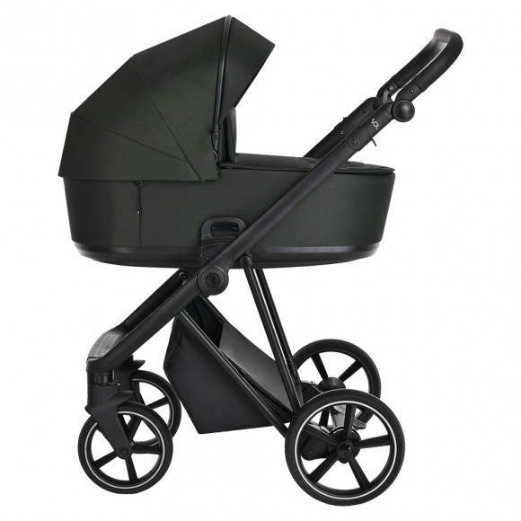 Коляска 2 в 1 Roan Sol - Black Forest/Black/руч.Черный