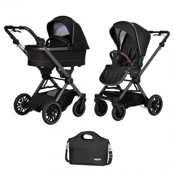 Коляска 2 в 1 Hartan AMG GT2 - 850 Black (с сумкой Bag2Go)