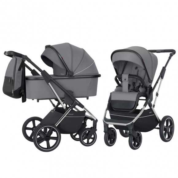 Коляска 2 в 1 Carrello Aurora CRL-6505 - Carbon Grey CHROME