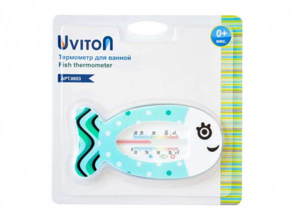 Термометр двухсторонний для воды Uviton Китенок арт. 0053 - Бирюзовый